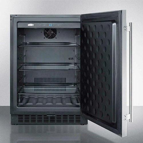 Summit Appliance Summit ADA Comp Built in Undercounter Refrigerator 4.6 Cu. Ft. Black/Stainless Steel - Image 3