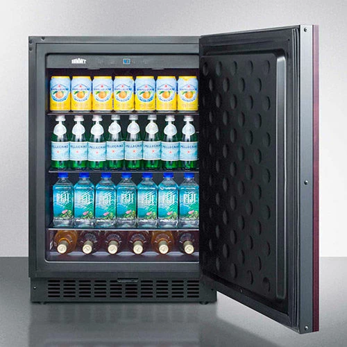 Summit Appliance Summit Indoor-Outdoor Built In-Freestanding Refrigerator 4.6 Cu. Ft. Black - Image 4