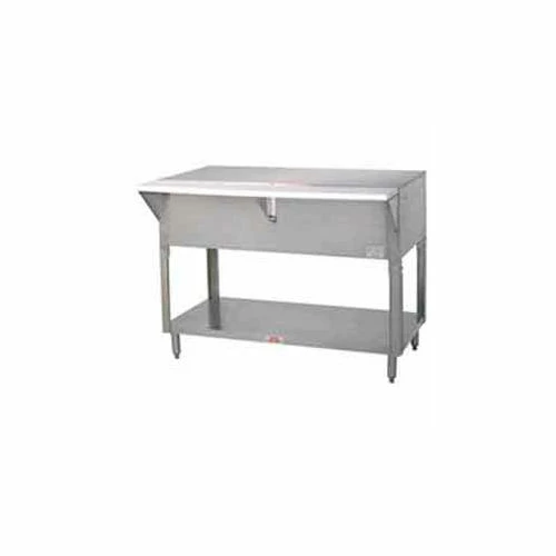 Supreme Metal Solid Top Table, 31.812"L Sliding Doors