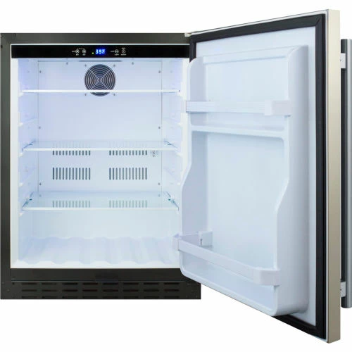 Summit Appliance Summit Built-In All-Refrigerator, Undercounter, ADA Compliant, 23-1/2"WX23-3/8"DX31-5/8"H, 4.2 Cu.Ft