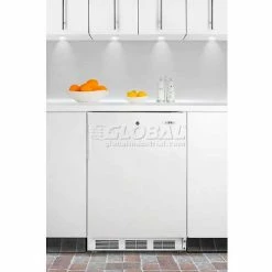 Summit Appliance Summit ADA Comp Built in Undercounter Refrigerator 5.5 Cu. Ft. White