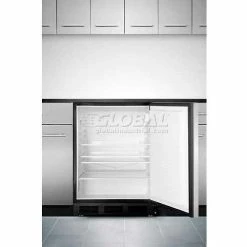 Summit Appliance Summit ADA Comp Built in Undercounter Refrigerator 5.5 Cu. Ft. Black