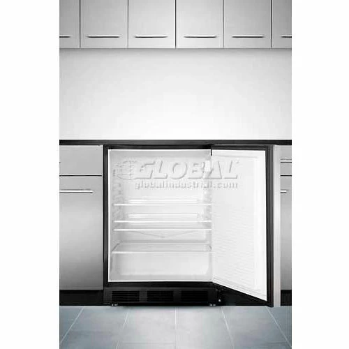 Summit Appliance Summit ADA Comp Built in Undercounter Refrigerator 5.5 Cu. Ft. Black