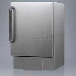 Summit Appliance Summit-Outdoor Icemaker For Built-In Use, In Complete S/S With Towel Bar Handle