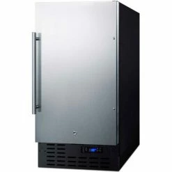 Summit Appliance Summit 18" Wide Built-In All-Refrigerator, 17-3/4"W x 24"D x 34-1/4"H, 2.7 Cu.Ft