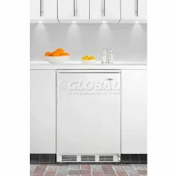 Summit Appliance Summit Built In Undercounter All Refrigerator 5.5 Cu. Ft. White