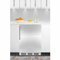 Summit Appliance Summit ADA Comp Built in Undercounter Refrigerator 5.5 Cu. Ft. White