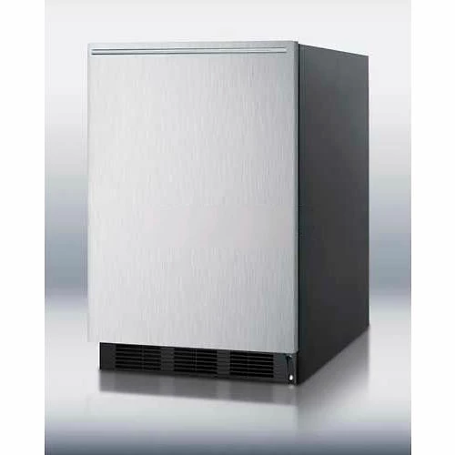 Summit Appliance Summit Freestanding Refrigerator 5.5 Cu. Ft. Black/Stainless Steel
