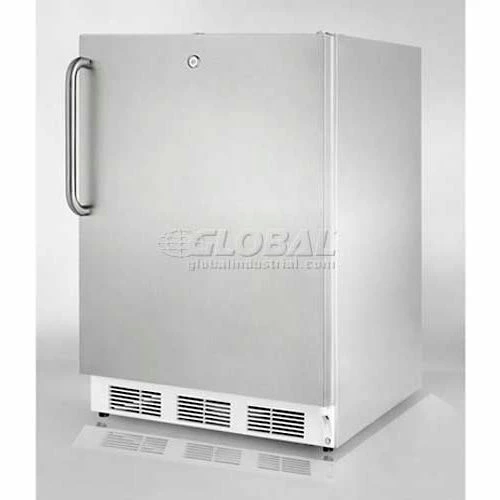 Summit Appliance Summit -ADA Comp Built-In Undercounter Refrigerator, Complete S/S,, Front Lock