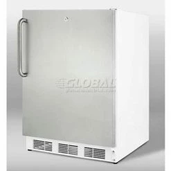 Summit Appliance Summit-ADA Comp All-Refrigerator For Freestanding Use,, S/S Door,, Lock