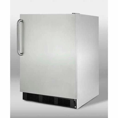 Summit Appliance Summit-32"H ADA Comp Refrigerator, Complete Stainless Steel Exterior - Image 2