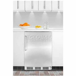Summit Appliance Summit-32"H Refrigerator, Built-In, Under ADA Counters, S/S Door