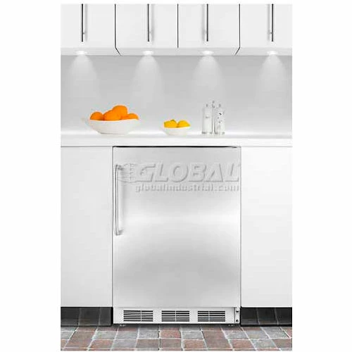 Summit Appliance Summit-32"H Refrigerator, Built-In, Under ADA Counters, S/S Door