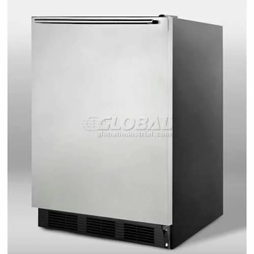 Summit Appliance Summit Freestanding All Refrigerator 5.5 Cu. Ft. Black/Stainless Steel - Image 2