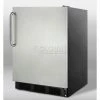 Summit Appliance Summit Commercial Freestanding-Undercounter All Refrigerator 5.5 Cu. Ft. Black/SS