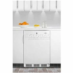 Summit Appliance Summit-32"H All-Refrigerator For Built-In Use Under ADA Comp Counters, Front Lock