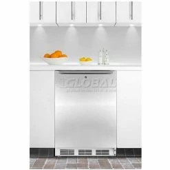 Summit Appliance Summit-32"H ADA Comp Built-In Undercounter Refrigerator, Lock, S/S Door