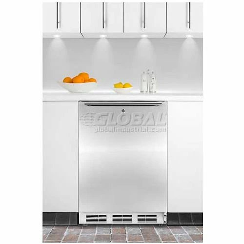 Summit Appliance Summit-32"H ADA Comp Built-In Undercounter Refrigerator, Lock, S/S Door