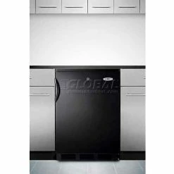 Summit Appliance Summit Commercial Built In Undercounter All Refrigerator 5.5 Cu. Ft. Black