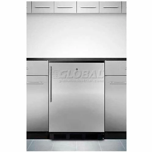Summit Appliance Summit Built In Undercounter All Refrigerator 5.5 Cu. Ft. Stainless Steel - Image 2