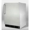 Summit Appliance Summit Commercial Built In Undercounter All Refrigerator W/Lock 5.5 Cu. Ft. Stain Steel