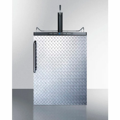 Summit Appliance Summit-Beer Dispenser, Built-In Residential, 5.6 Cu. Ft., 24"W x 33-1/2"H, Black