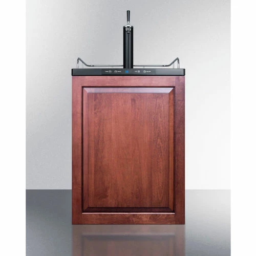 Summit Appliance Summit-Beer Dispenser, Built-In Residential, 5.6 Cu. Ft., 24"W x 33-1/2"H, Black