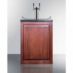 Summit Appliance Summit-Beer Dispenser, Built-In Residential, 5.6 Cu. Ft., 24"W x 33-1/2"H, Black