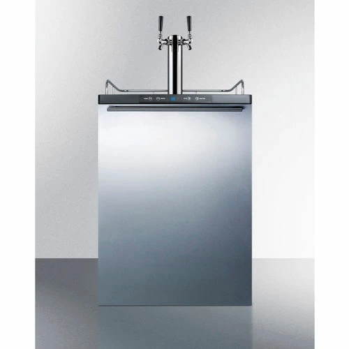 Summit Appliance Summit-Beer Dispenser, Built-In Residential, 5.6 Cu. Ft., 24"W x 33-1/2"H, Black