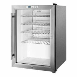 Summit Appliance Summit-Commercial Glass Door Pub Cellar For Countertop ,, S/S, Digital TSTAT, Lock