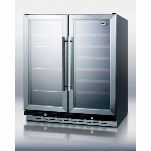 Summit Appliance Summit-Built-In Undercounter Dual Zone Wine & Beverage Cooler W/Locks, 30" Wide - Image 6