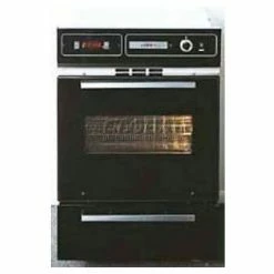 Summit Appliance Summit-Gas Wall Oven, Electronic Ignition, Digital Clock/Timer, Oven Window, Black