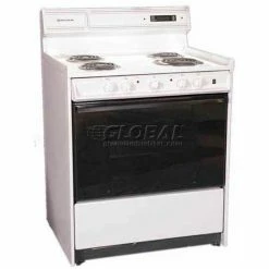 Summit Appliance Summit-Deluxe 220V Electric Range In 30"W, Black See-Through Glass Oven Door, Light