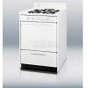 Summit Appliance Summit-White Gas Range, Slim 20"W, Electronic Ignition