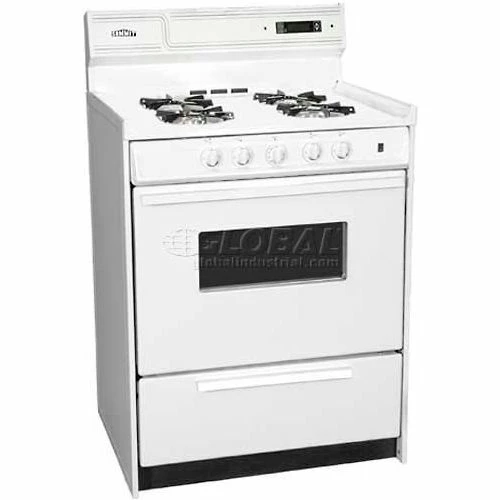 Summit Appliance Summit-Deluxe Gas Range, Slim 24"W, Electronic Ignition, Window