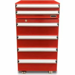 Whynter Portable Tool Box Compact Refrigerator w/ 2 Drawers & Lock, 1.8 Cu. Ft. TBR-185SR