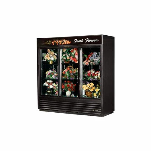 True Floral Merchandiser 3 Section - 78-1/8"W x 29-5/8"D x 79-3/8"H - GDM-69FC