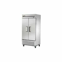 True® T-Series Reach In Freezer, 2 Glass Doors, 35 Cu. Ft., Stainless Steel