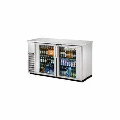 True® TBB-24-60G-S Back Bar Cooler 2 Section - 61-1/8"W X 24-1/4"D X 35-5/8"H