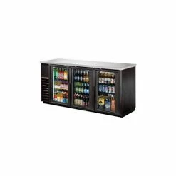 True® TBB-24-72G Back Bar Cooler 3 Section - 73-1/8"W X 24-1/2"D X 35-5/8"H