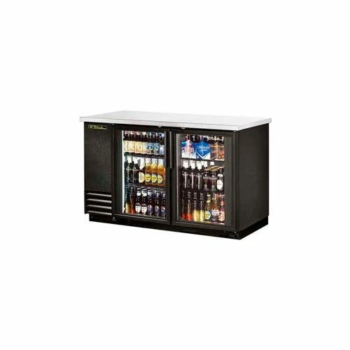 True® TBB-2G Back Bar Cooler 2 Section - 58-7/8"W X 27-3/4"D X 37"H