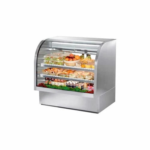 True® TCGG-48-S Curved Glass Deli Case - 48-1/4"W X 35-1/4"D X 47-3/4"H