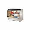 True® TCGG-60-S Curved Glass Deli Case - 60-1/4"W X 35-1/4"D X 47-3/4"H