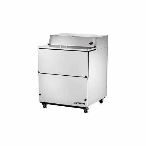 True® TMC-34-S-HC Mobile Milk Cooler 8 Crates - 34"W X 33-3/8"D X 41-1/2"H