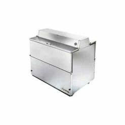 True® TMC-49-S-DS-SS-HC Mobile Milk Cooler 12 Crates Dual Sided - 49"W X 33-3/8"D