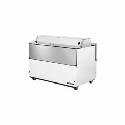 True® TMC-58-DS-HC Mobile Milk Cooler 16 Crates Dual Sided - 58"W X 33-3/8"D X 41-1/8"H