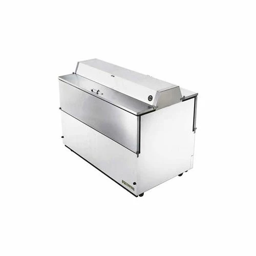 True® TMC-58-DS-SS-HC Mobile Milk Cooler 16 Crates Dual Sided - 58"W X 33-3/8"D