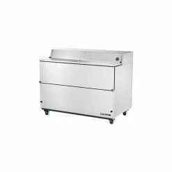 True® TMC-58-S-HC Mobile Milk Cooler 16 Crates - 58"W X 33-3/8"D X 41-1/2"H