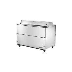 True® TMC-58-S-DS-HC Mobile Milk Cooler 16 Crates Dual Sided - 58"W X 33-3/8"D