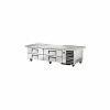 True® TRCB-79-86 Refrigerated Chef Base - 86-1/4"W X 30-1/2"D X 20-3/8"H